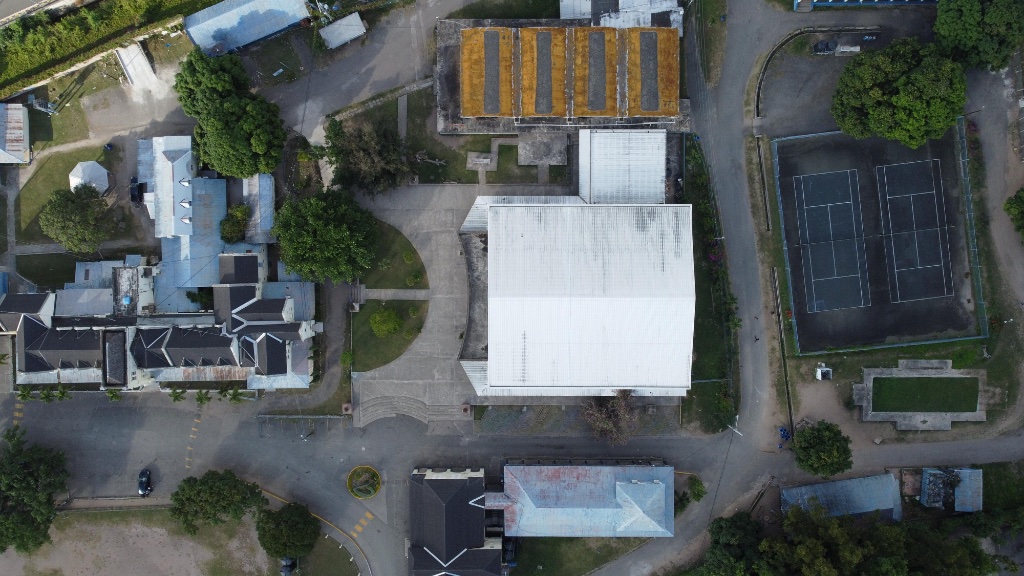 School Campus — Aerial View