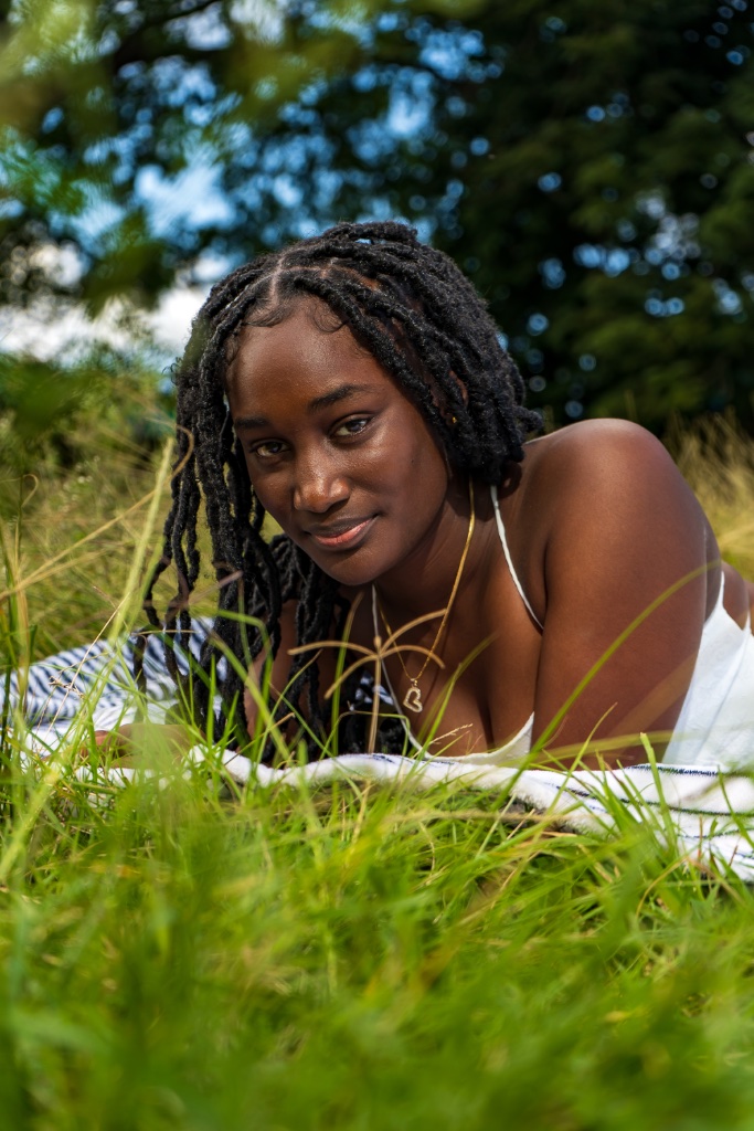 Golden Hour — Lying in Tall Grass