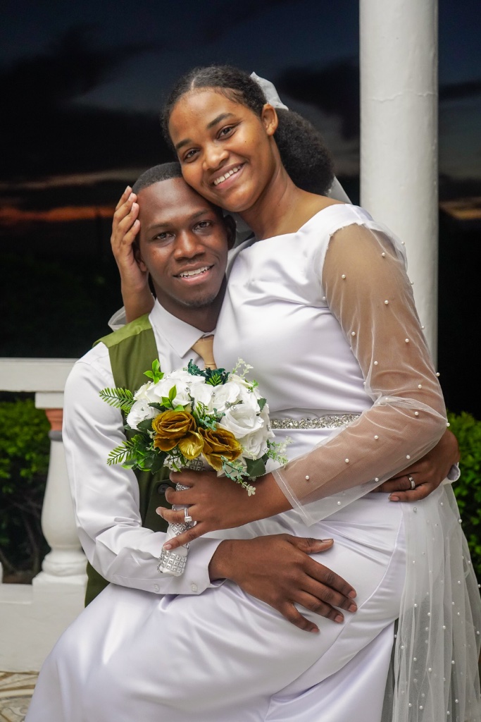 Sunset Wedding — Groom Cradles Bride