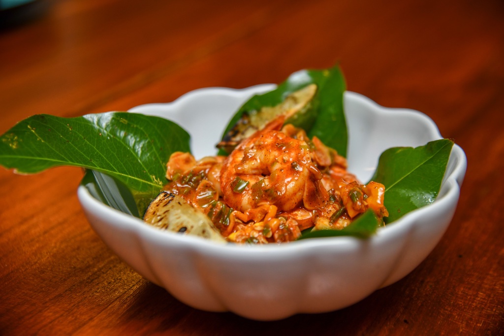 Spiced Shrimp Dish