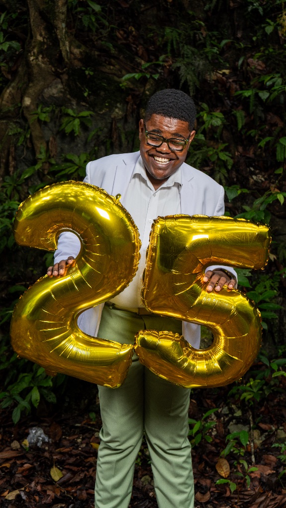 25th Birthday — Forest Balloon Portrait